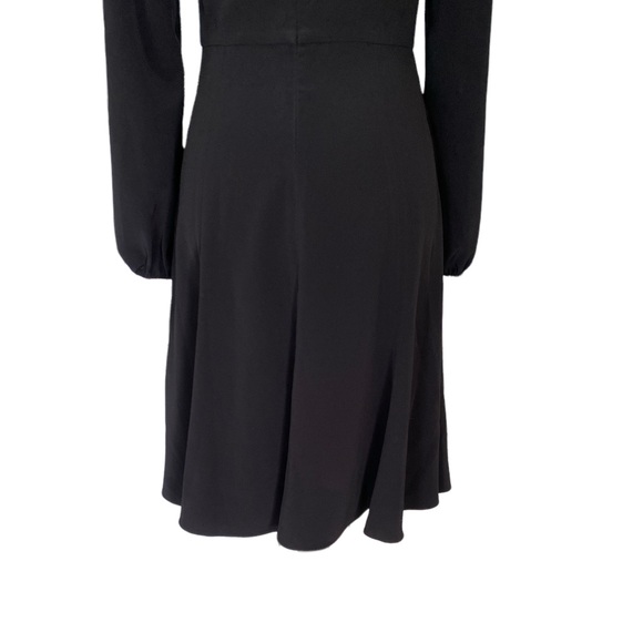 CO Collection Essentials Black Long Sleeve Swing Flare Midi Dress - S - Picture 7 of 11